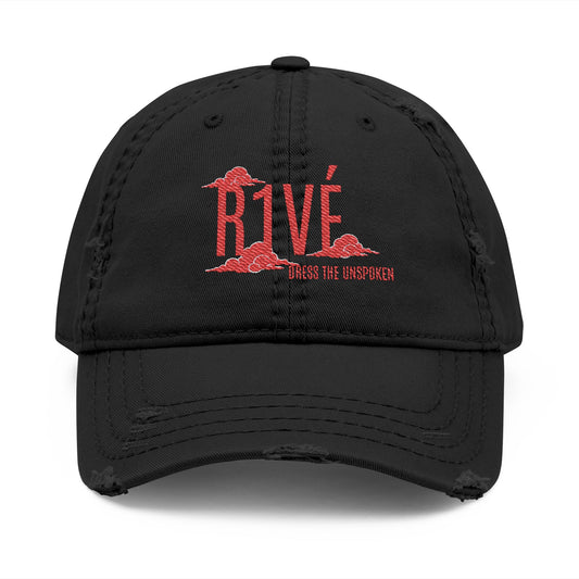 Distressed R1VÉ Dad Hat